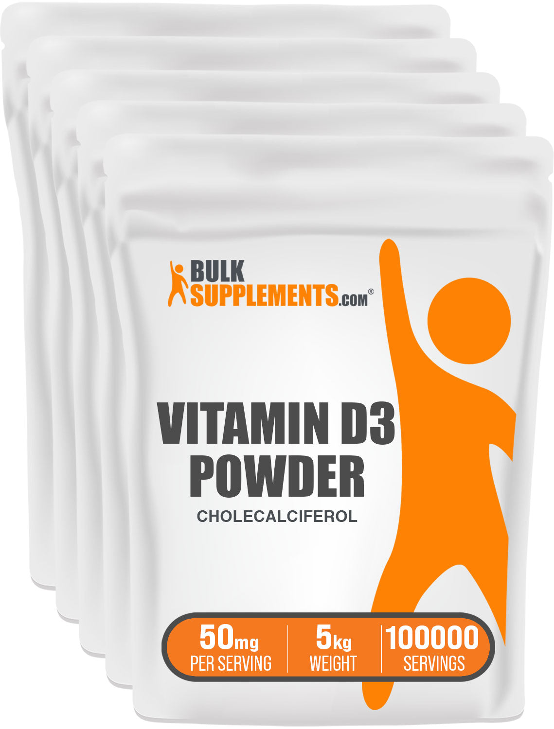 BulkSupplements Vitamin D3 Powder Cholecalciferol 5kg bag