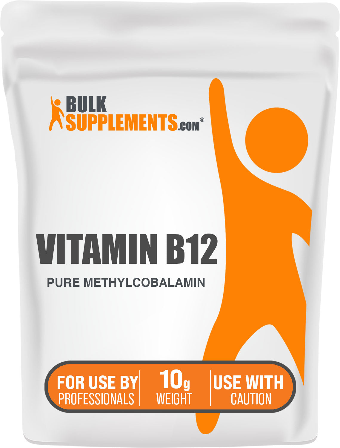 BulkSupplements.com Vitamin B12 Pure Methylcobalamin 10g Bag