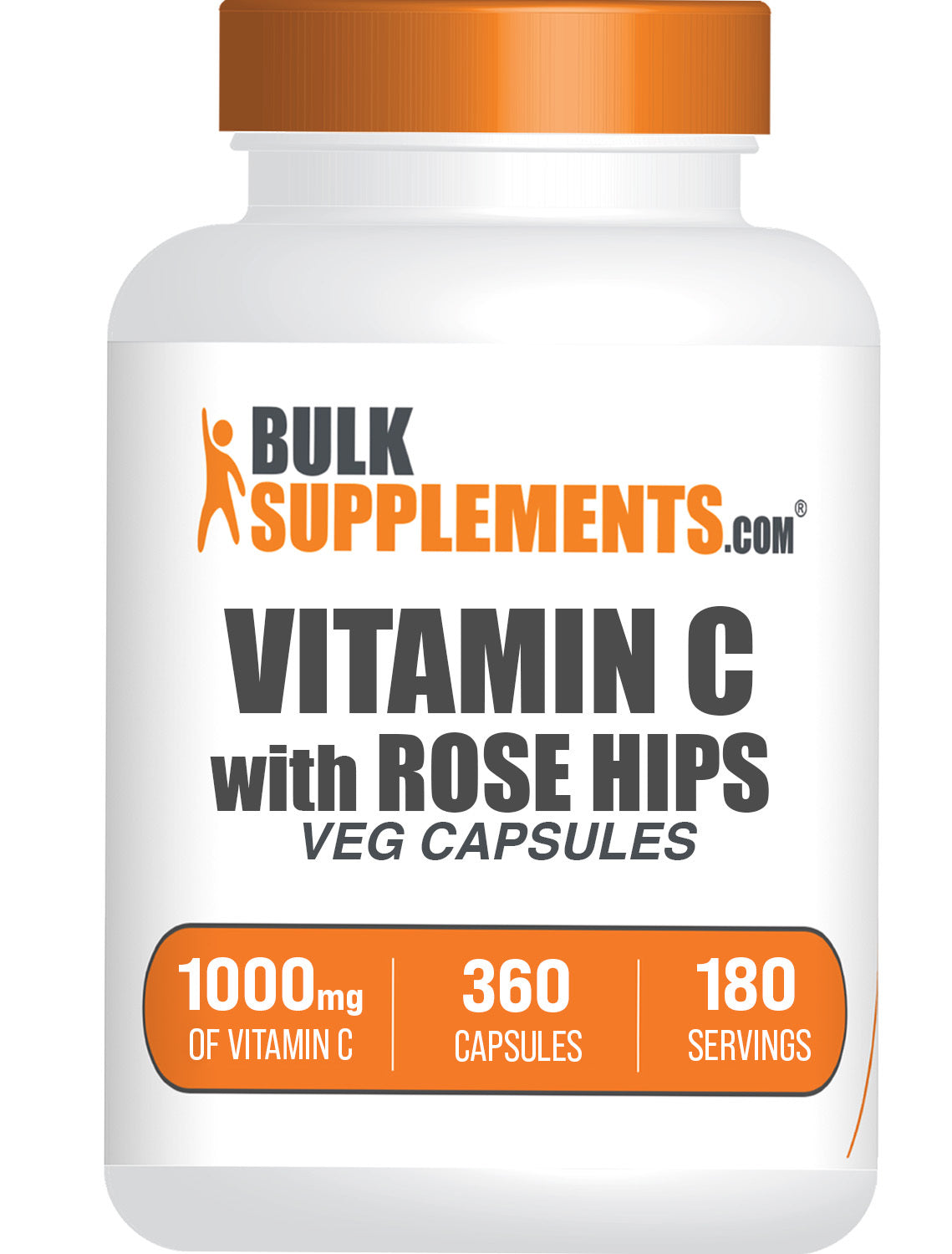 Vitamina c con capsule di rosa canina