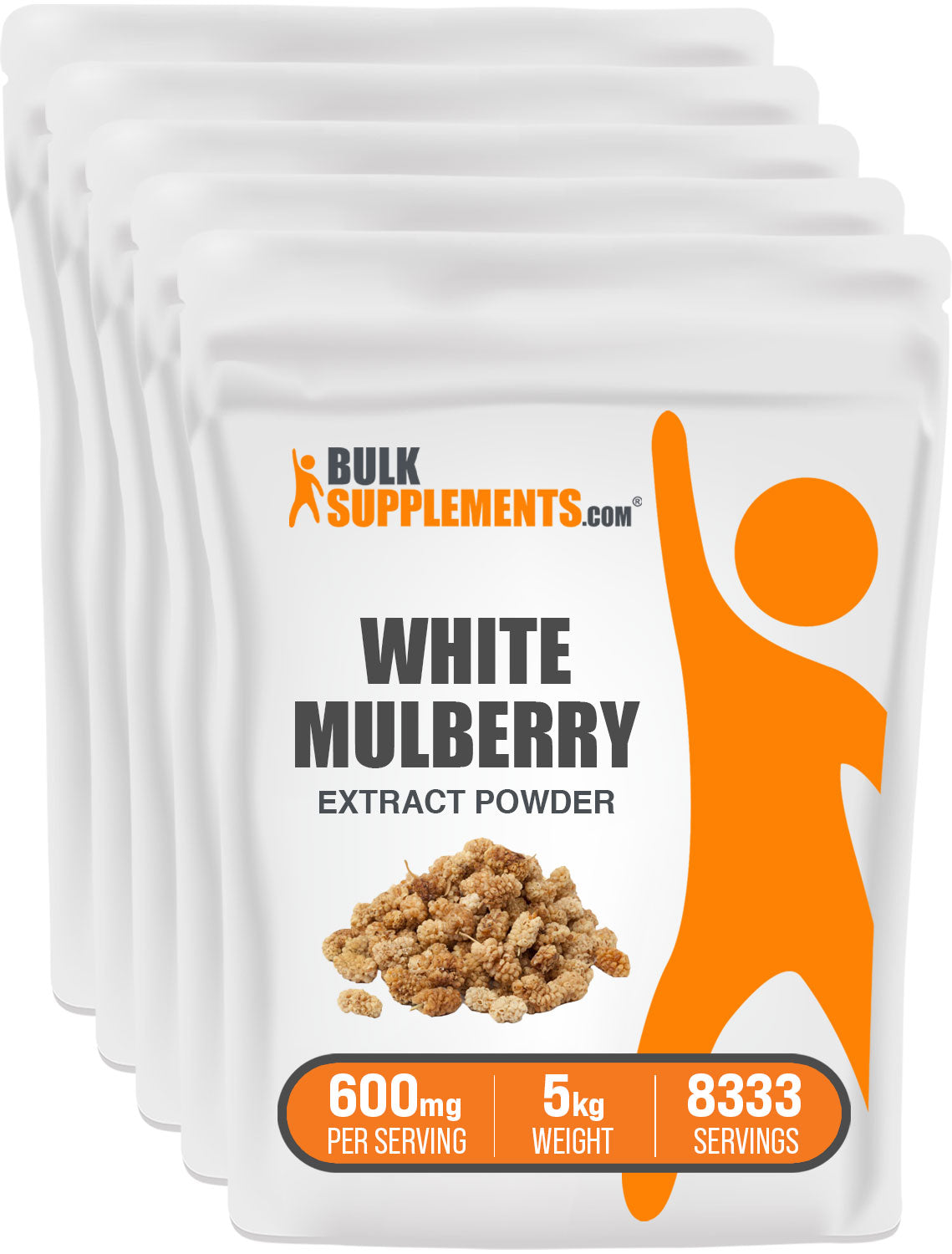 BulkSupplements White Mulberry Extract Powder 5kg bag