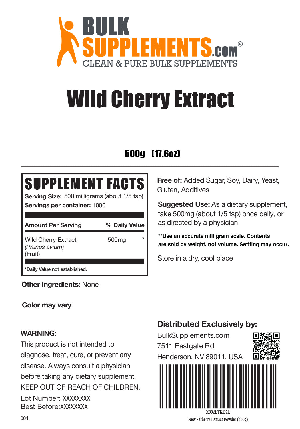 Wild Cherry Extract Powder