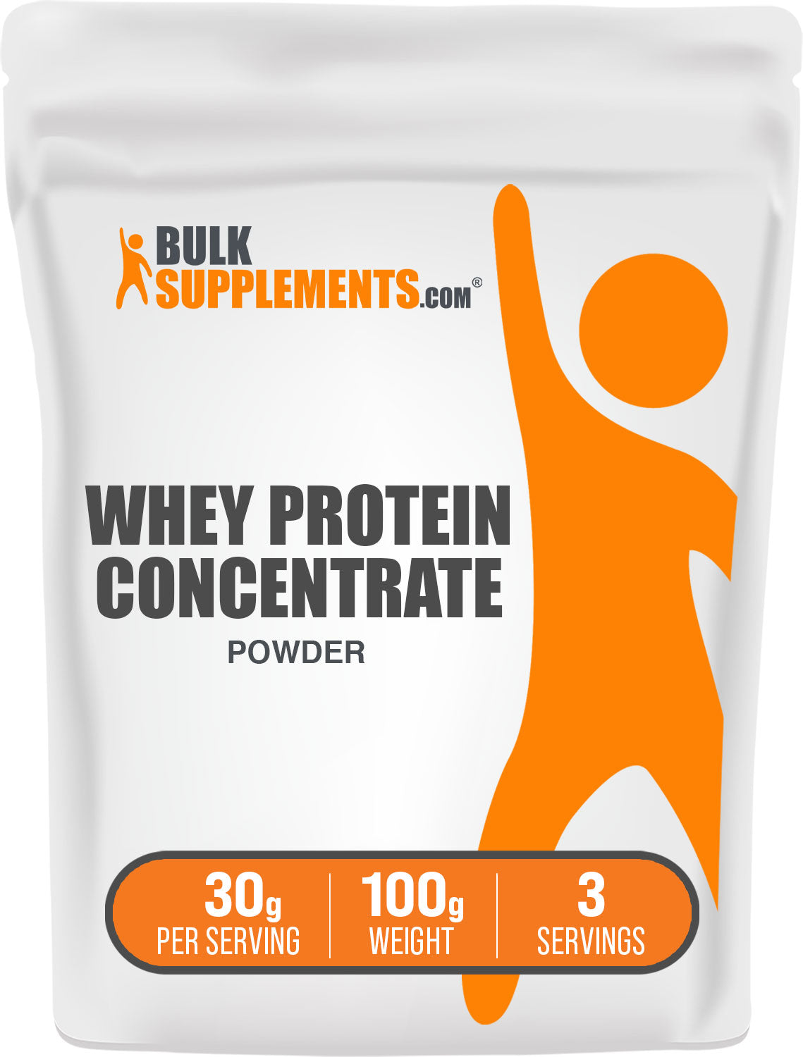 BulkSupplements Whey Protein Concentrate 80% Powder 100g bag