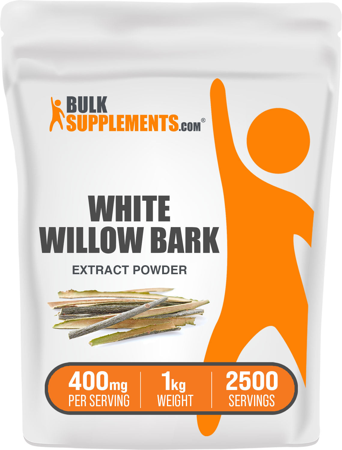 BulkSupplements White Willow Bark Extract Powder 1kg bag