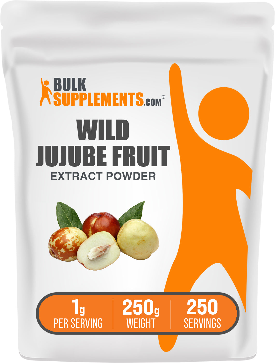 BulkSupplements.com Wild Jujube Extract Powder 250g bag image
