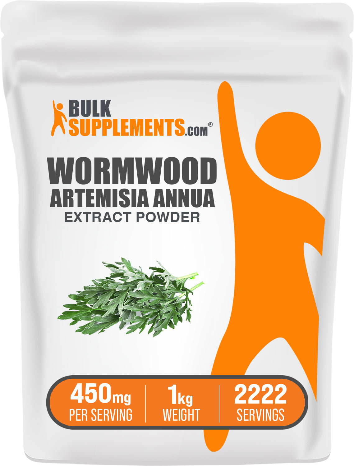 BulkSupplements.com Wormwood Extract Powder 1kg bag image