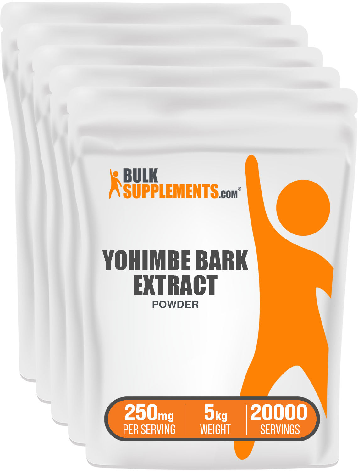 BulkSupplements.com Yohimbe Extract Powder 5kg bag image