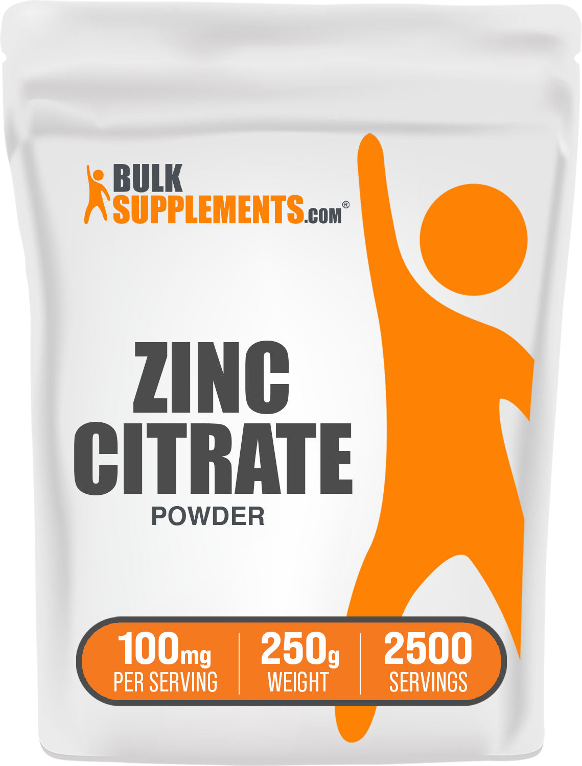 Zinc Citrate Powder 100g – 31% Elemental Zinc, High Purity, Immune Support – Peak Supps