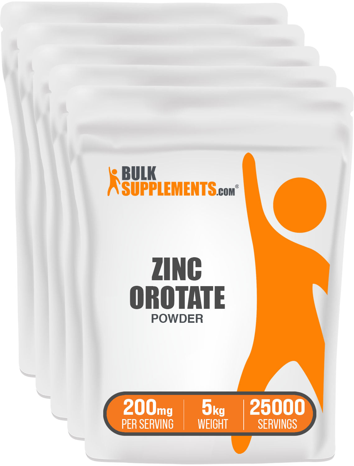 BulkSupplements.com Zinc Orotate Powder 5kg bag image