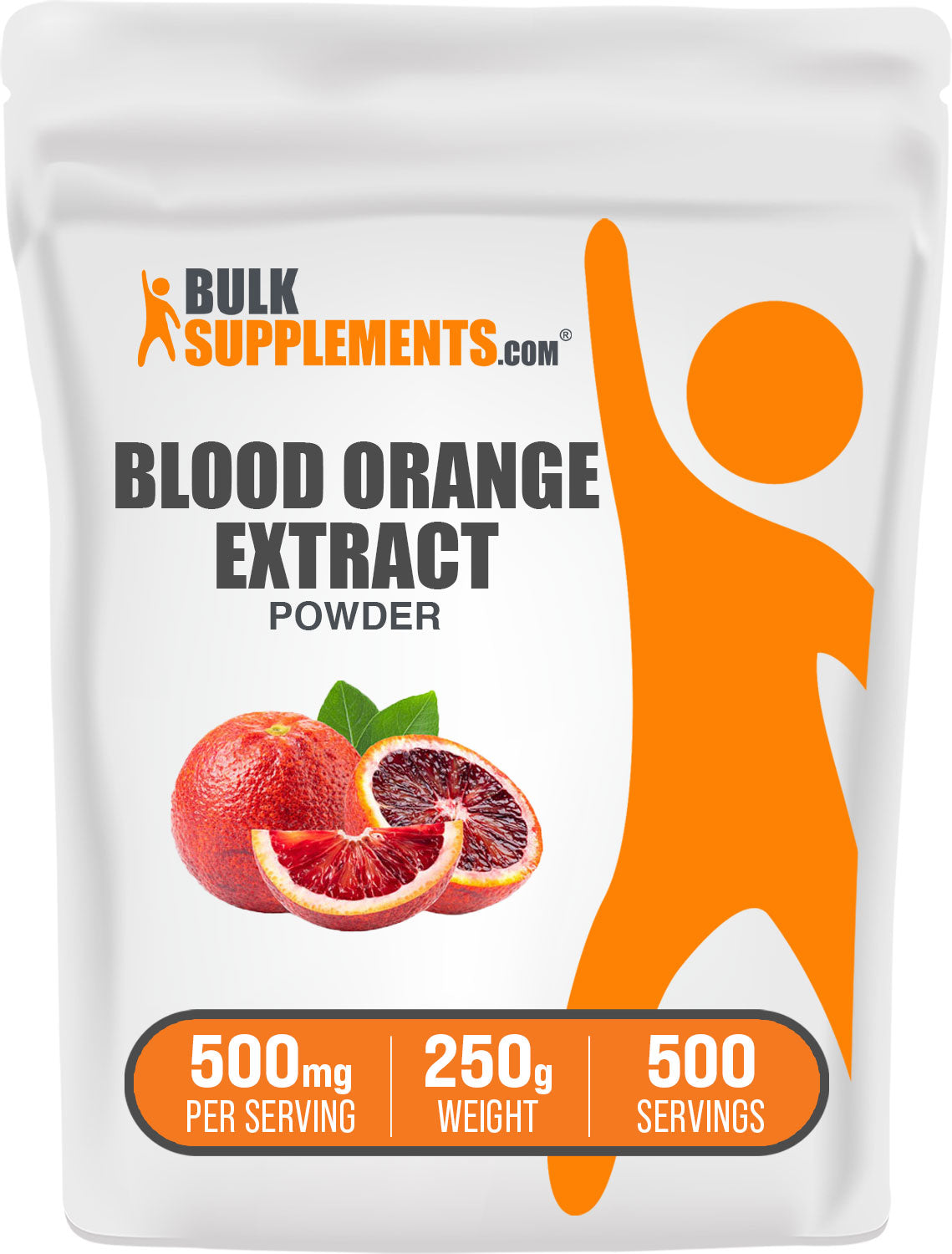 BulkSupplements.com Blood Orange Extract Powder 250g bag