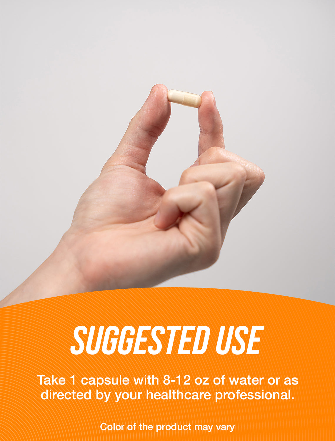 5-HTP 50mg Capsules 365ct Suggested Use Label