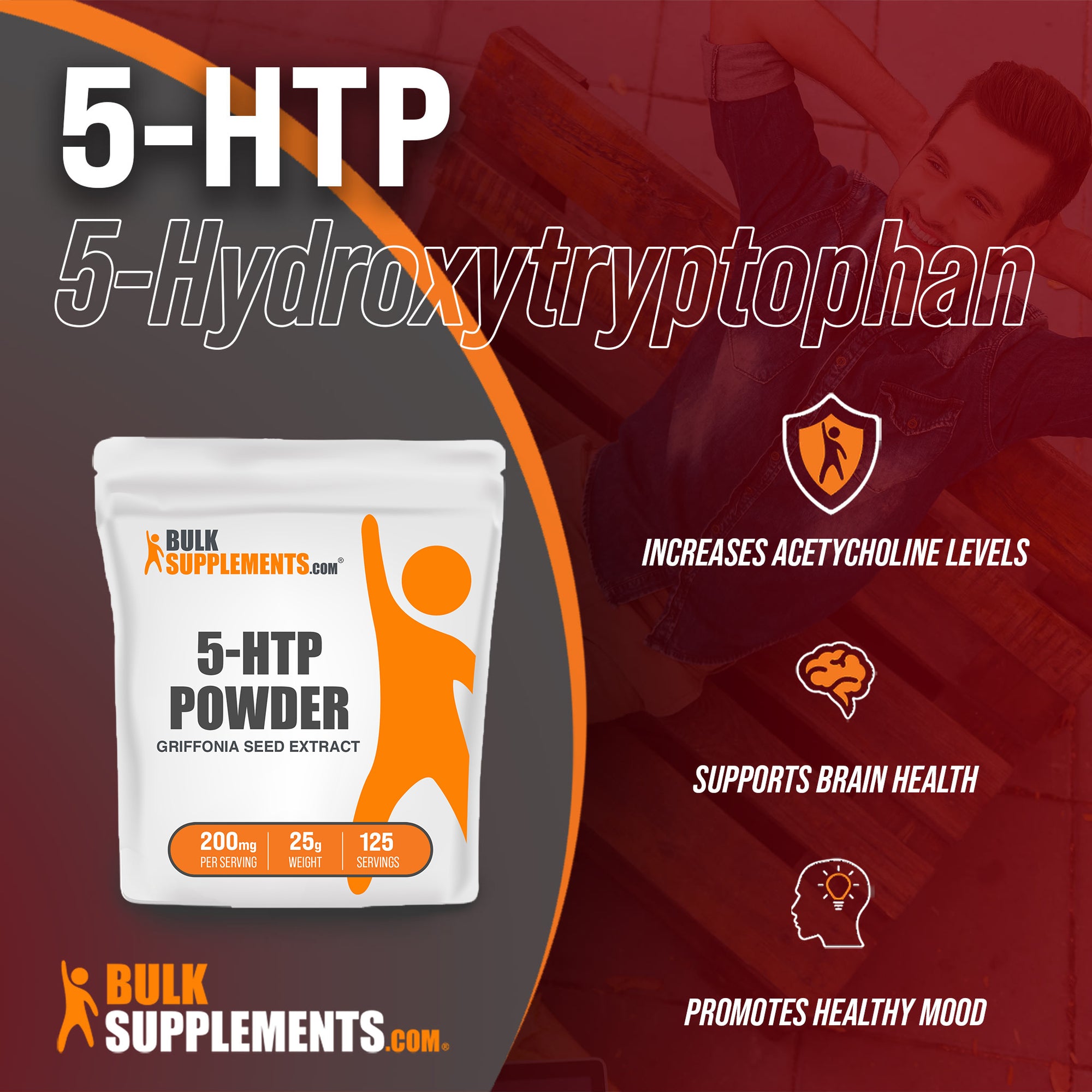 5-HTP Powder | Amino Acid Supplement | Griffonia Seed Extract