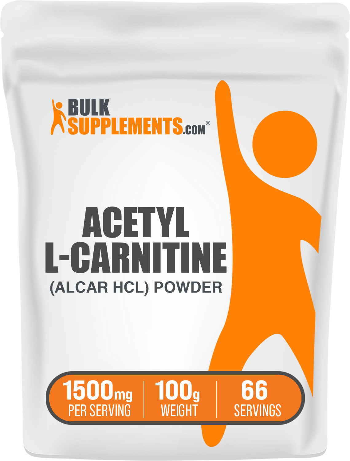 BulkSupplements.com ALCAR HCl Powder 100g Bag