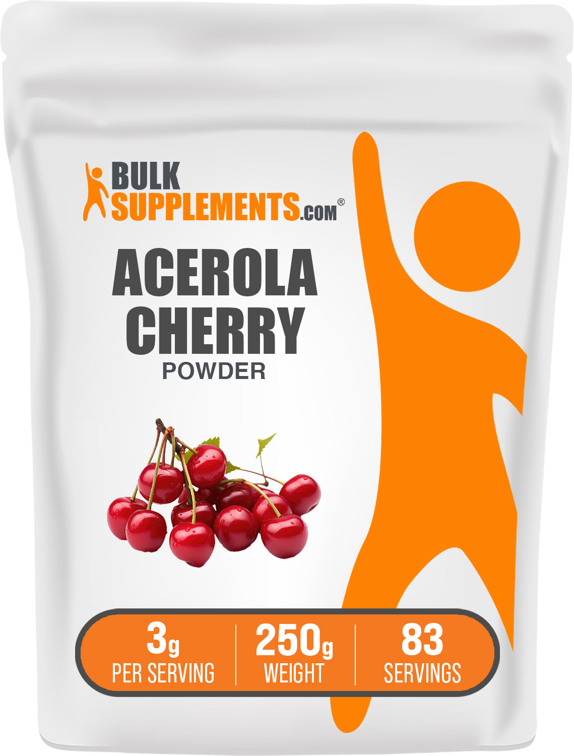 BulkSupplements.com Acerola Cherry Powder 250g bag image