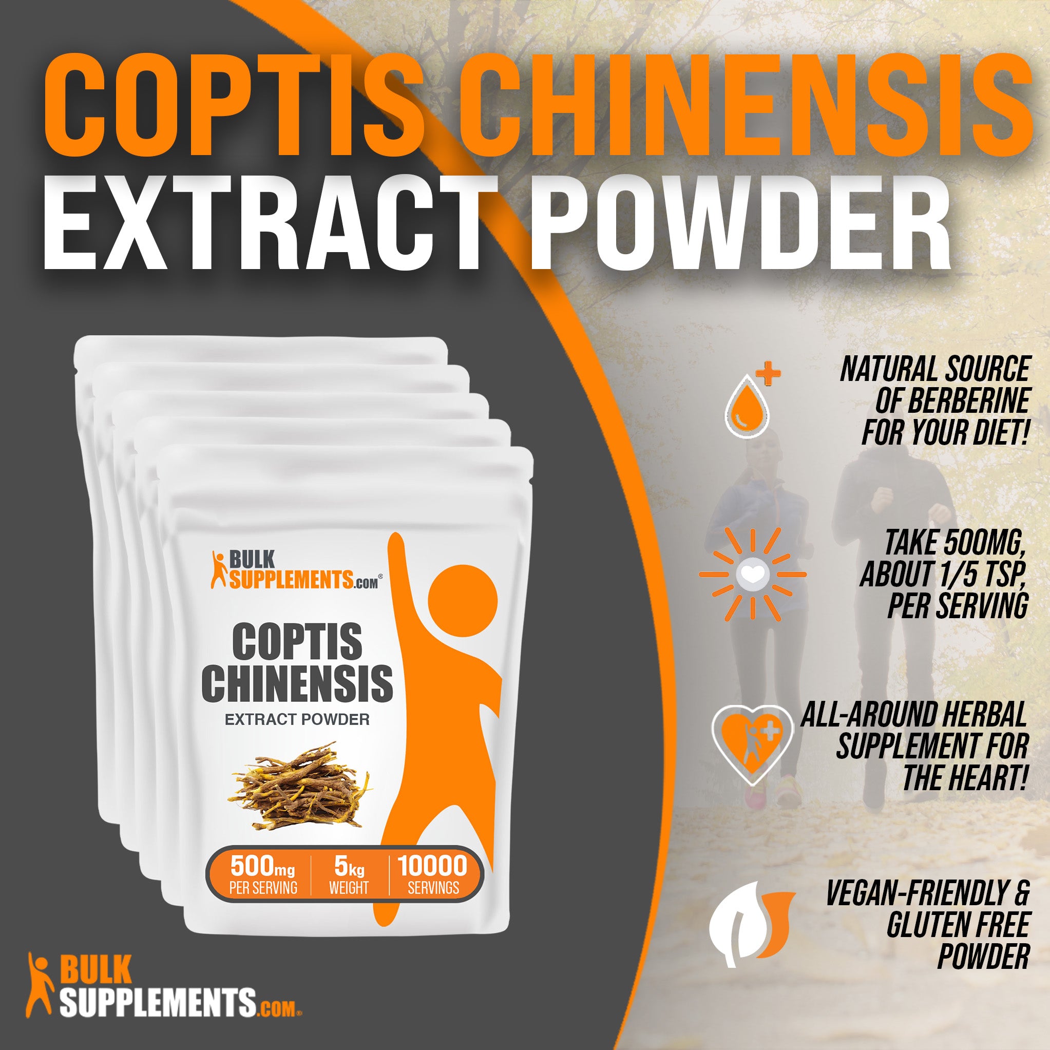 5kg of coptis chinensis natural berberine supplements