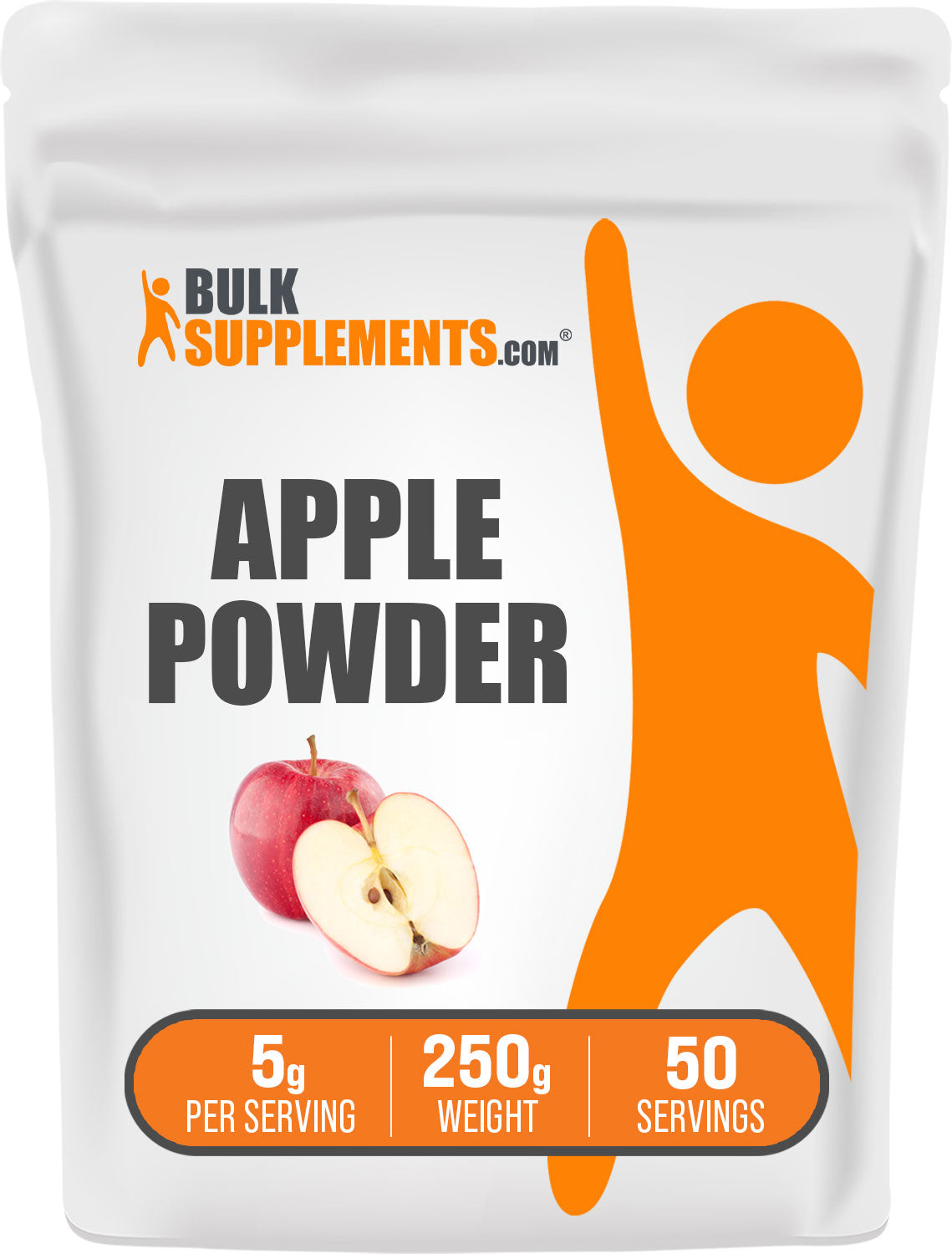 BulkSupplements.com Apple Powder 250g Bag