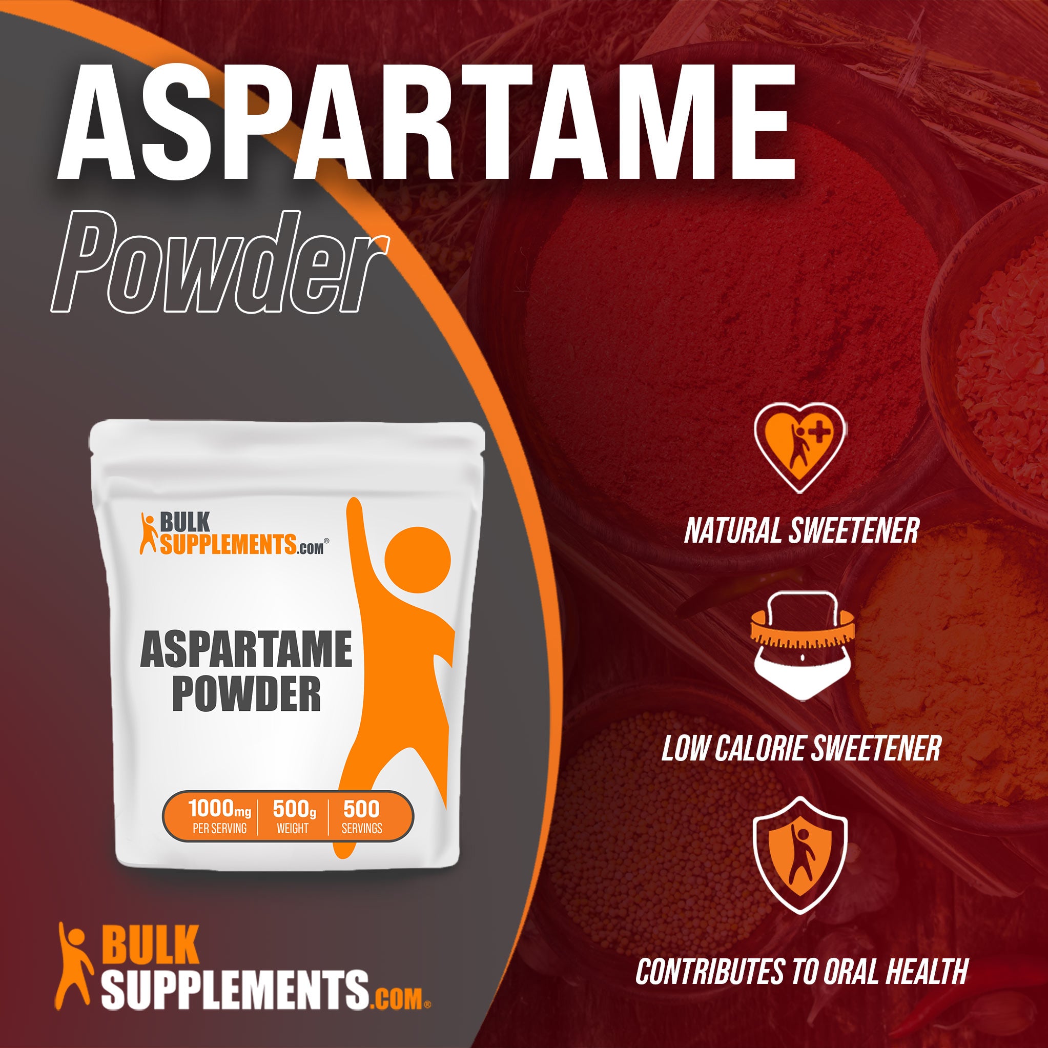 Aspartame Low Calorie Sweetener from Bulk Supplements 