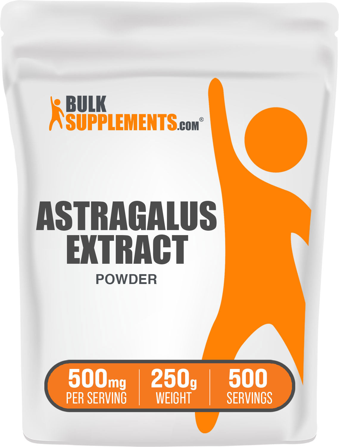 BulkSupplements.com Astragalus Extract Powder 250g bag