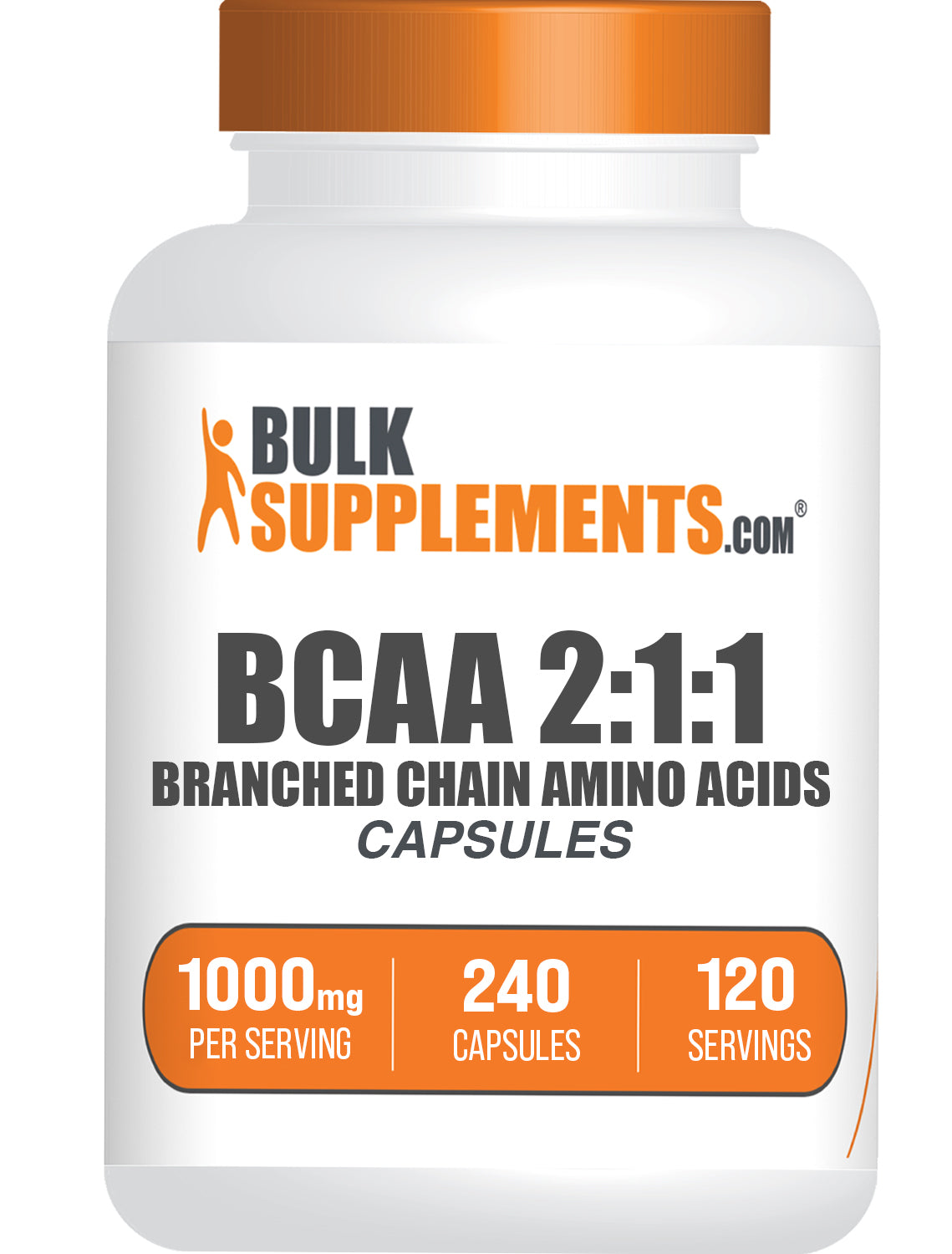 BCAA 2:1:1 (Branched Chain Amino Acids) Capsules