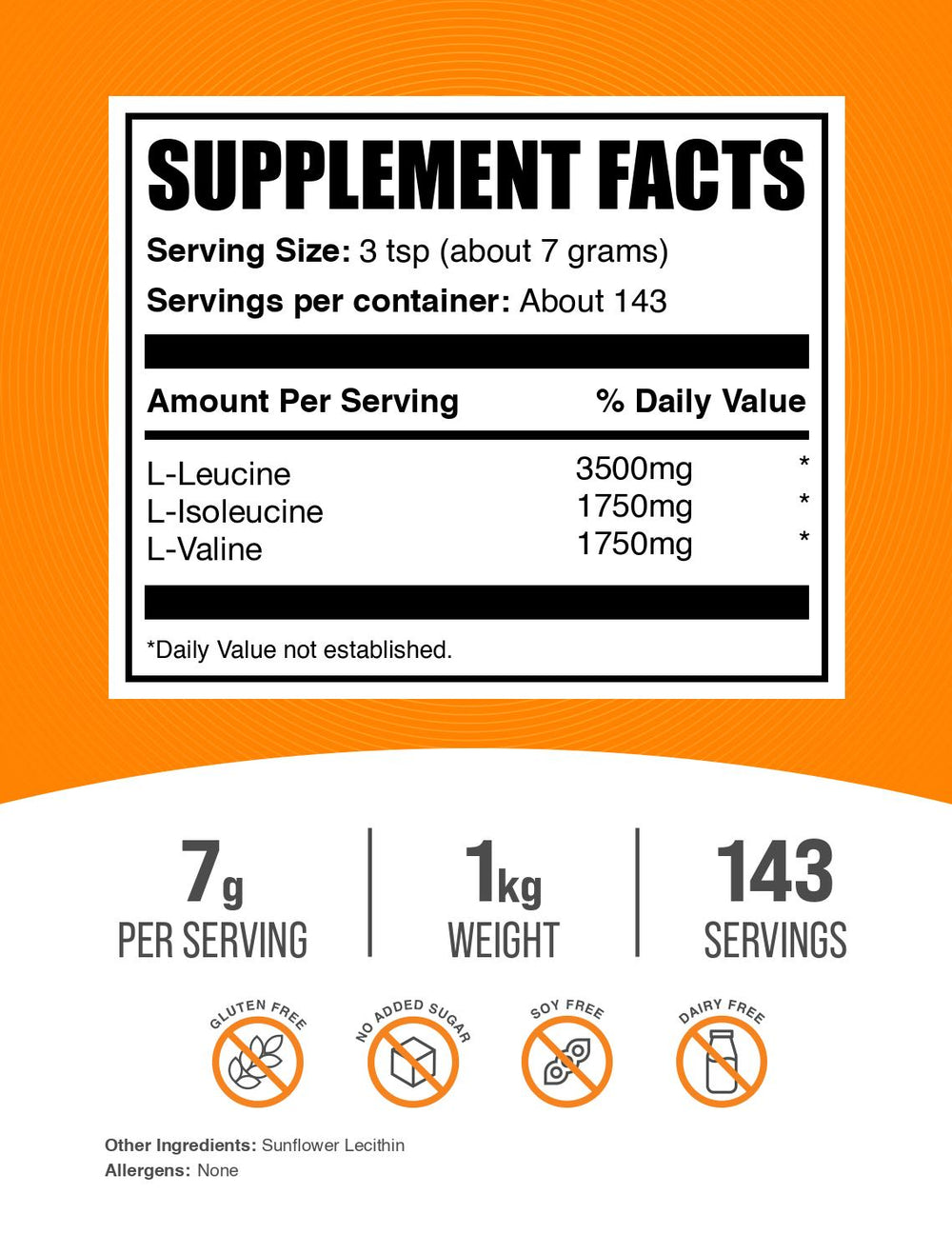 Branched Chain Amino Acids (BCAA) Capsules