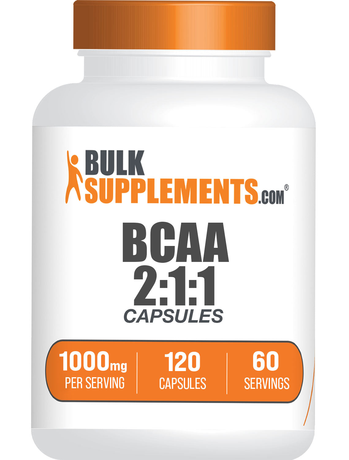 BCAA 2:1:1 (Aminoácidos de cadena ramificada) Cápsulas