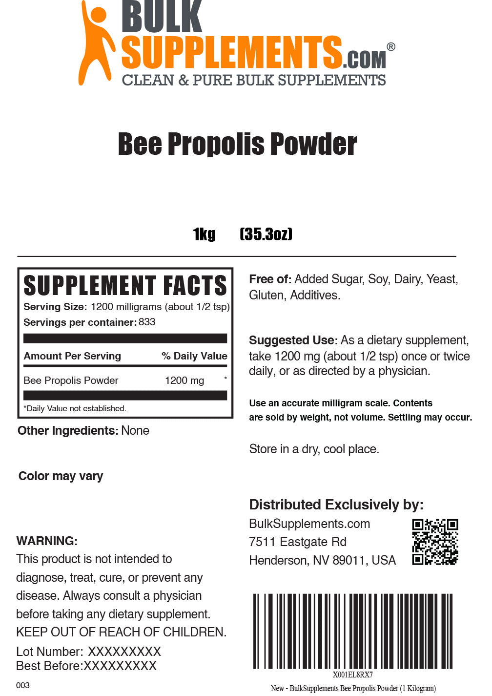 Bee Propolis Supplement