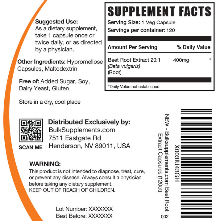 Beet Root Extract Capsules Get a Natural Health Boost