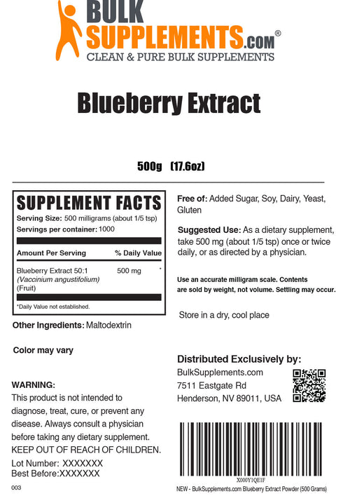 Blueberry Extract Blueberry Extract Benefits