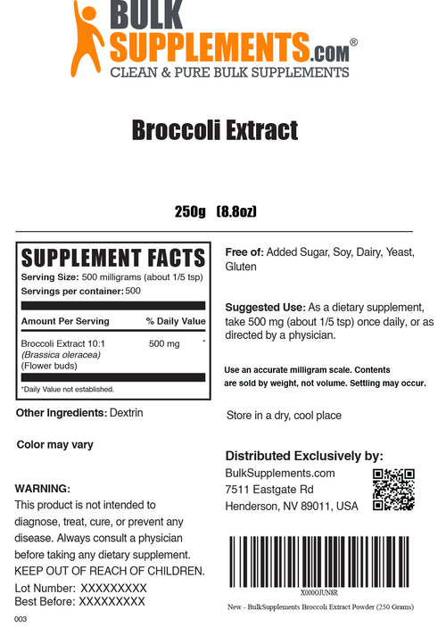 Broccoli Extract | Brassica oleracea Extract