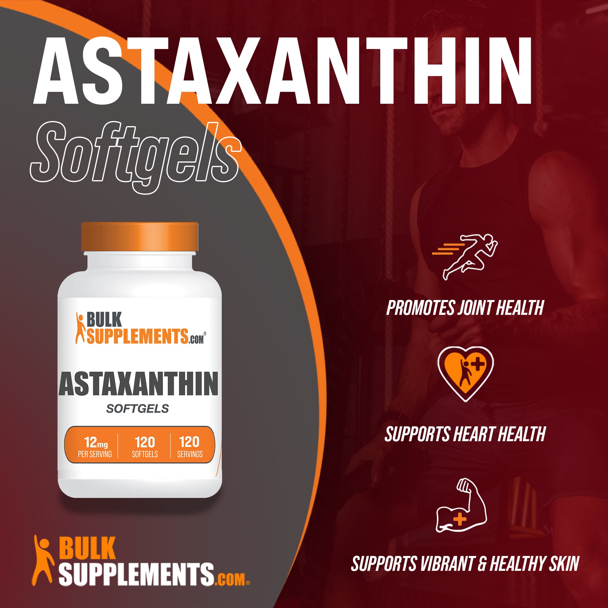 Astaxanthin Soft Gels Antioxidant from Bulk Supplements
