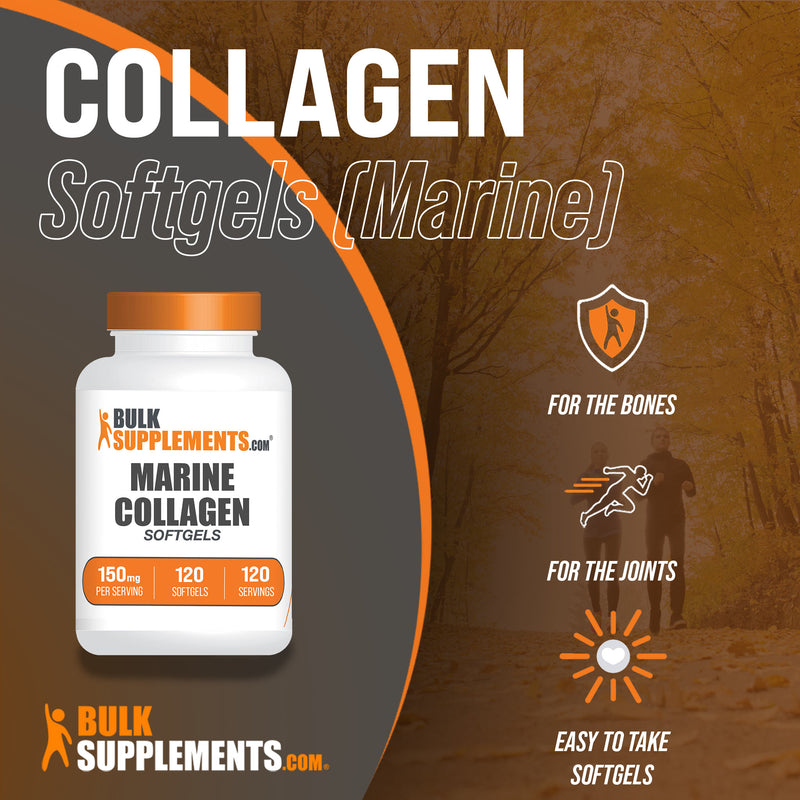 Marine Collagen Softgels Get Healthier Skin & Stronger Bones
