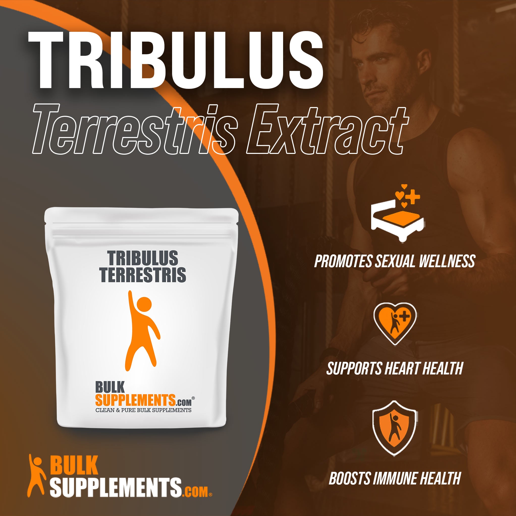 Benefits of Tribulus Terrestris Extract: promotes sexual wellness, supports heart health, boosts immune health