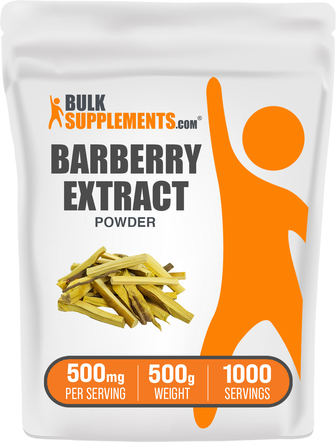BulkSupplements.com Barberry Extract Powder 500g bag image