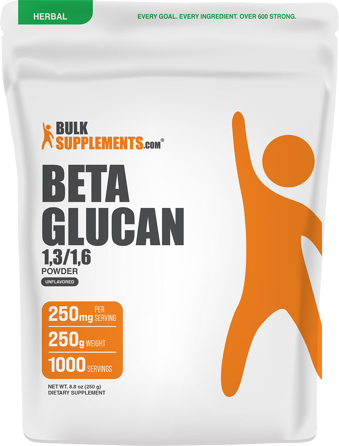 Beta Glucan Powder 1 3 1 6 250g Main Image