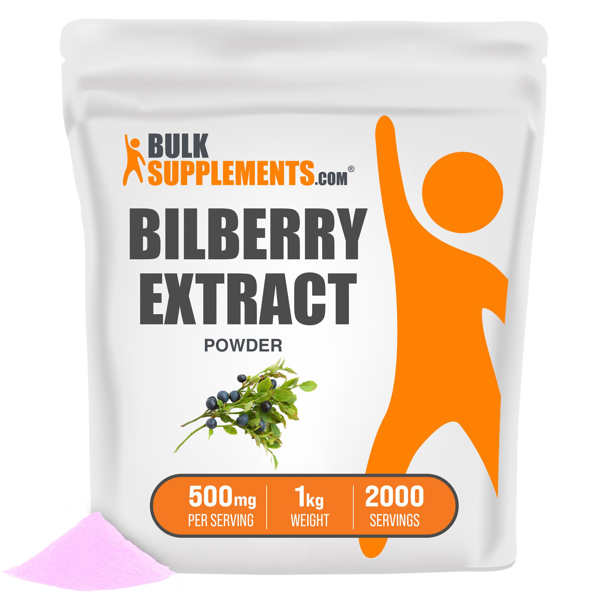 BulkSupplements Bilberry Extract Powder 1 Kilogram bag