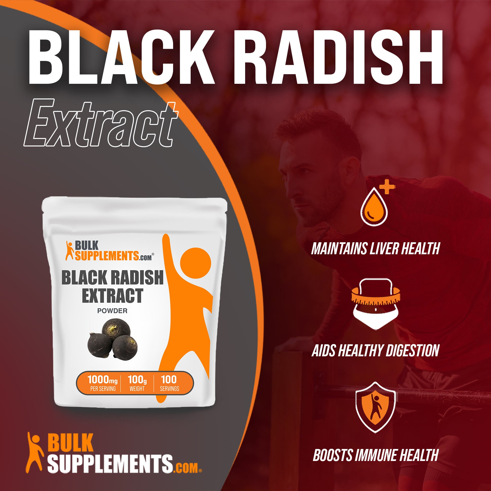 100g of Black Radish Extract is an ideal liver supplement
