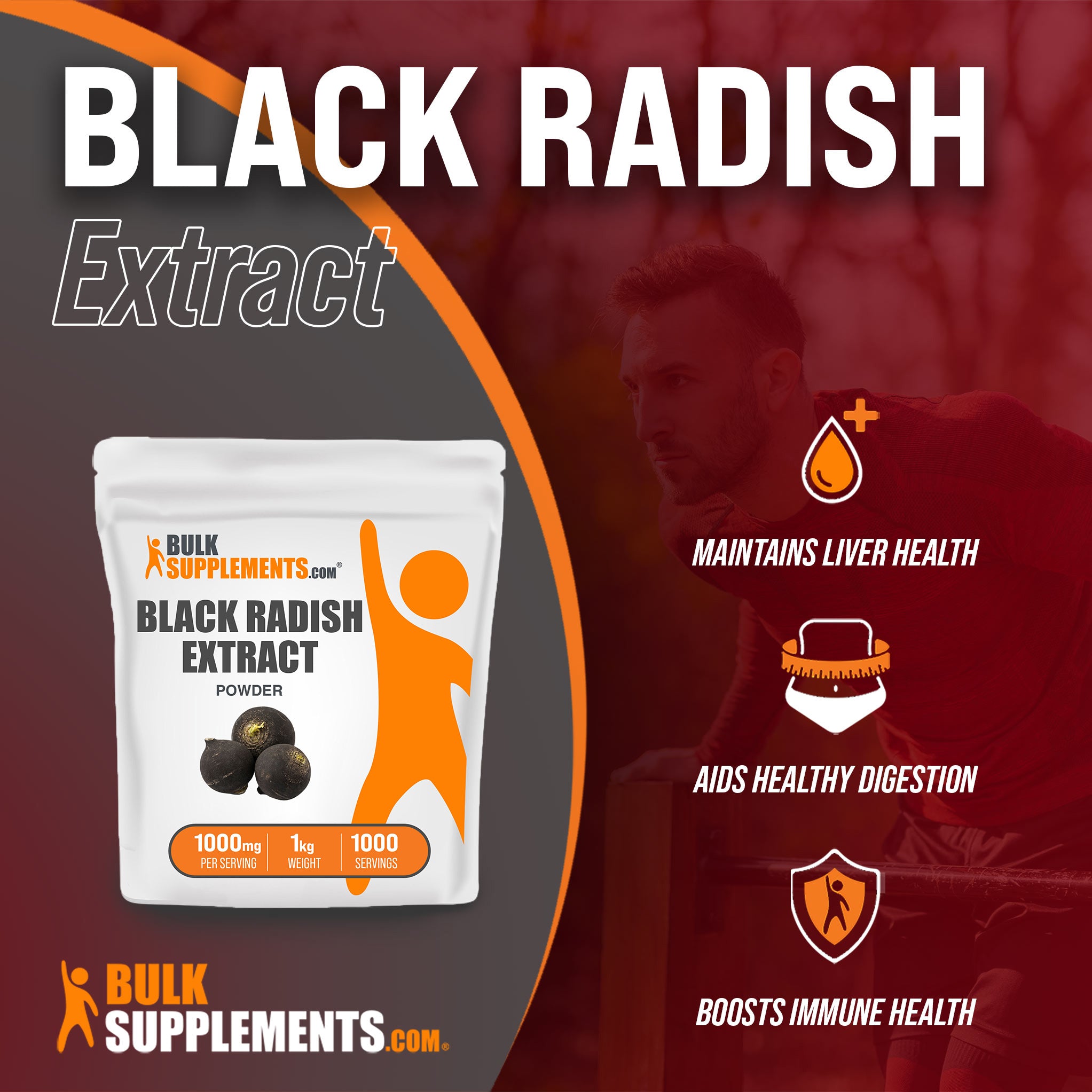 1kg of Black Radish Extract is an ideal liver supplement