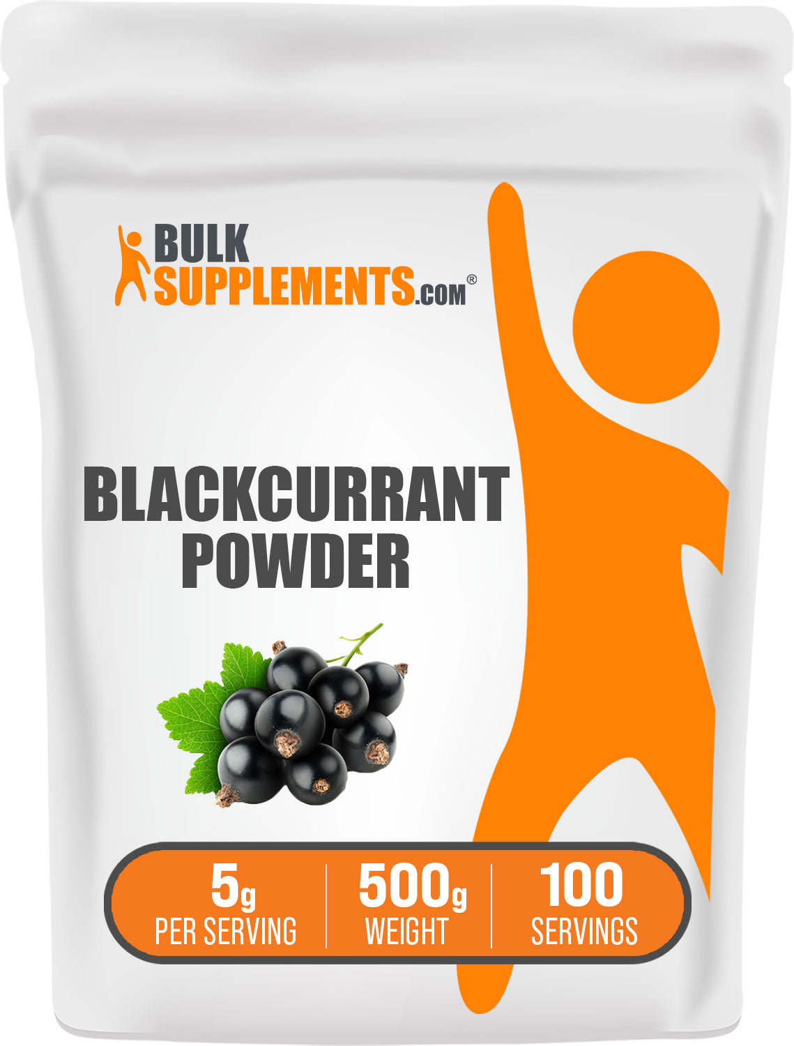 BulkSupplements Blackcurrant Powder 500g Antioxidants Supplement