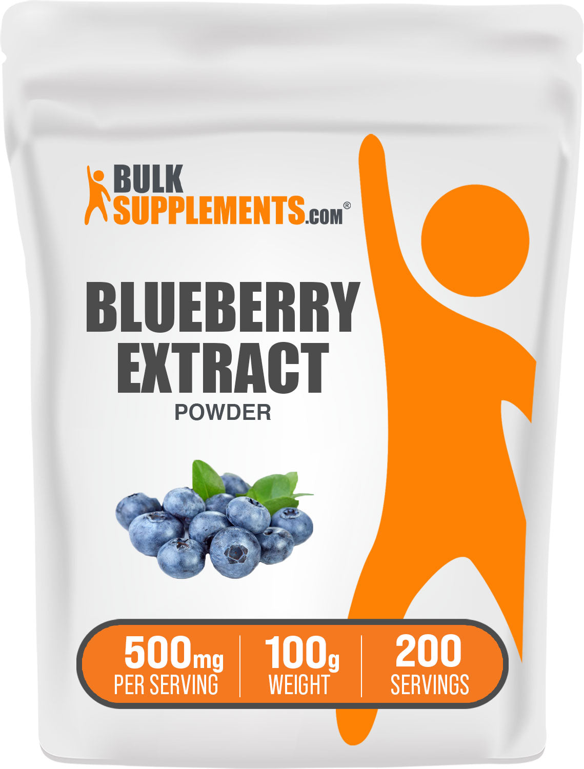 100g of blueberry powder