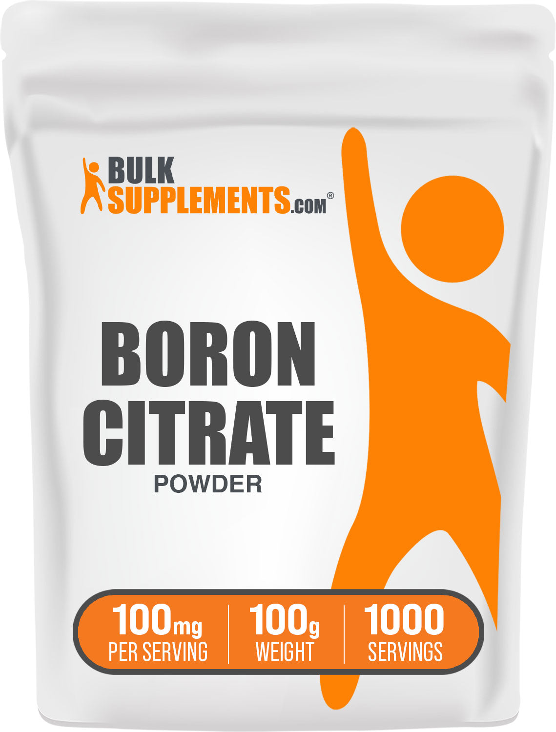 BulkSupplements.com Boron Citrate Powder 100g Bag