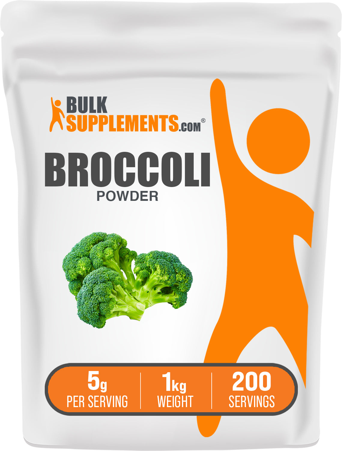 BulkSupplements.com Broccoli Powder 1kg bag image