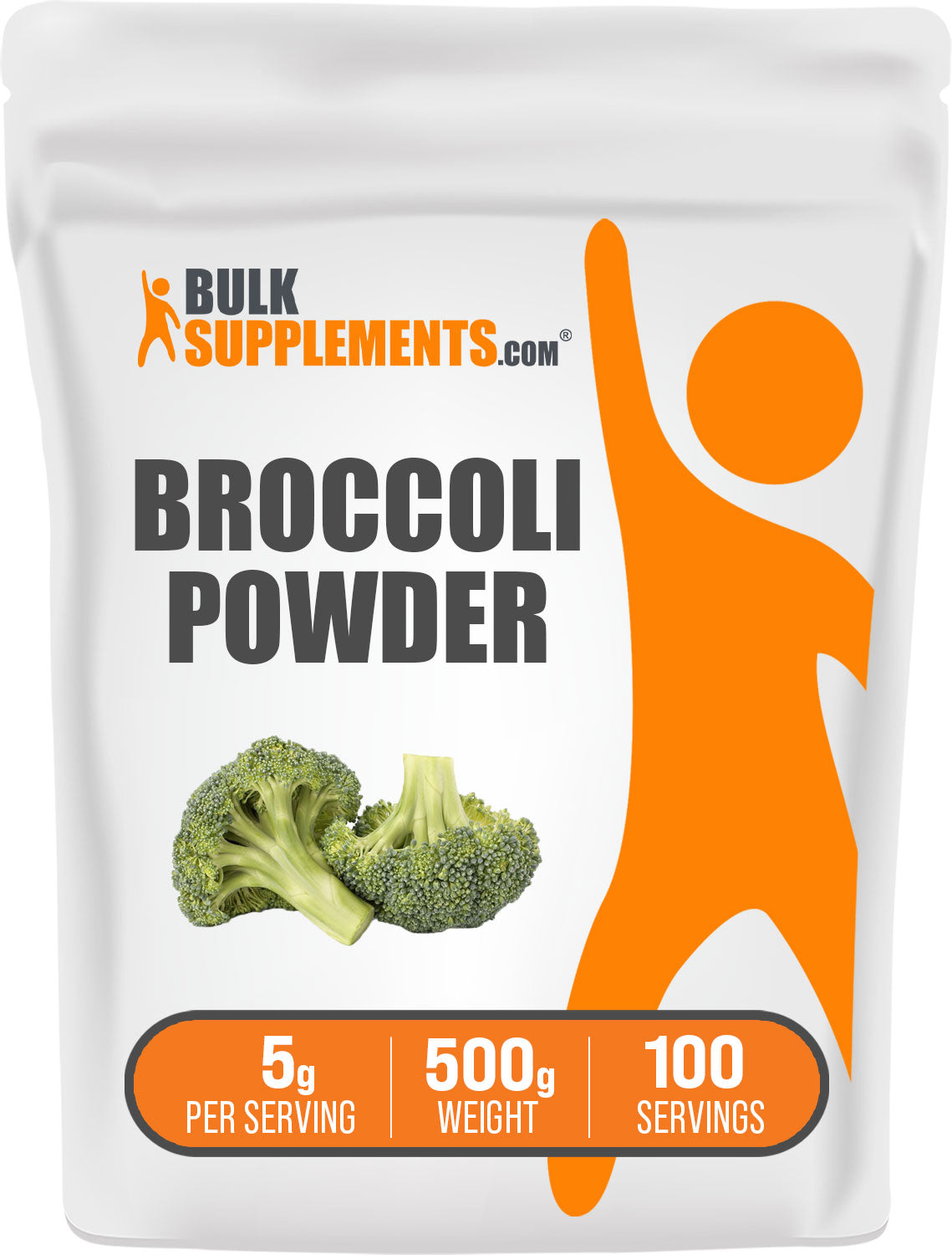 BulkSupplements.com Broccoli Powder 500g Bag