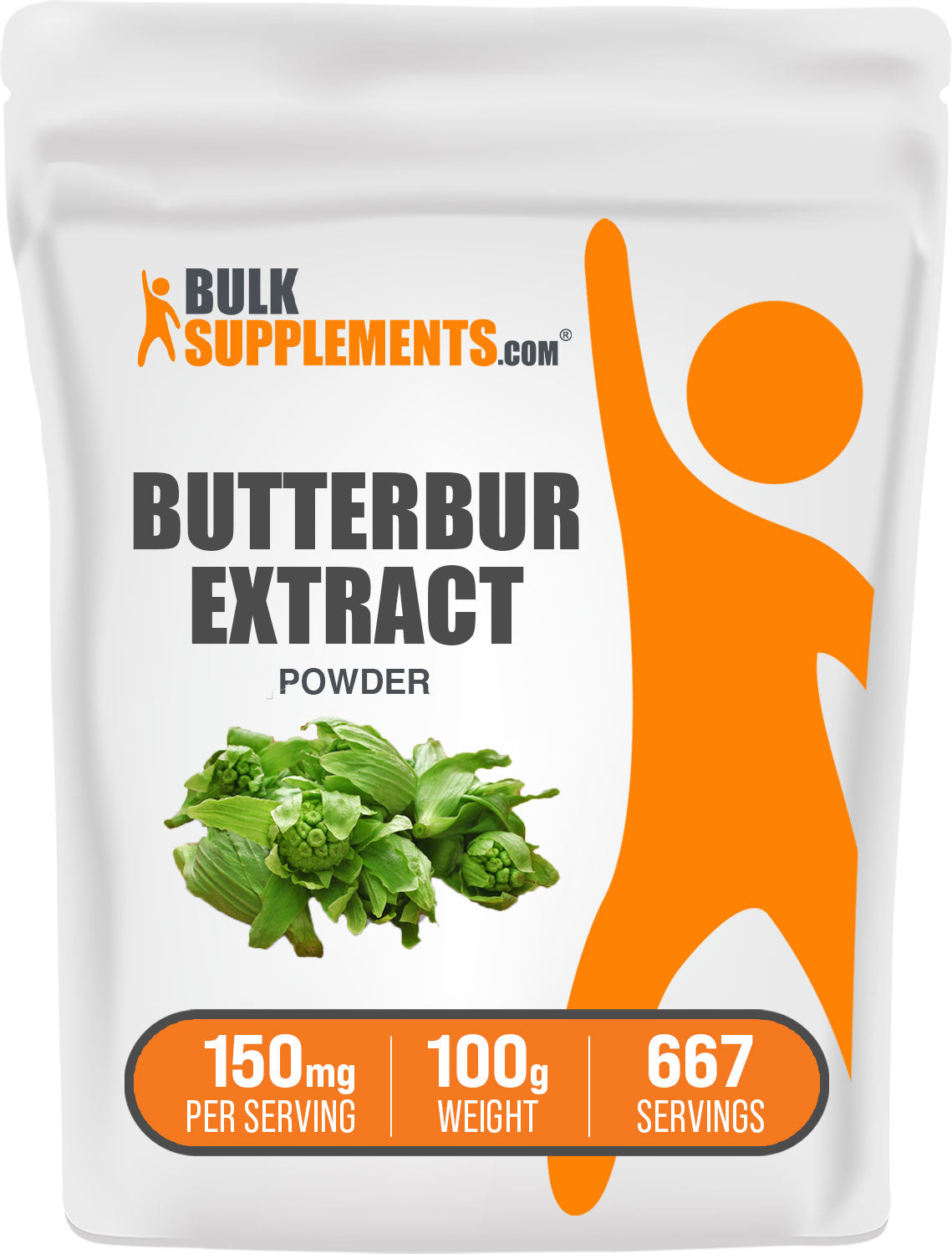 BulkSupplements.com Butterbur Extract Powder 100g Bag