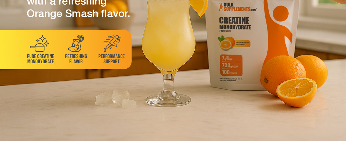 Creatine Orange Smash - Bold Citrus Flavor & Workout Power