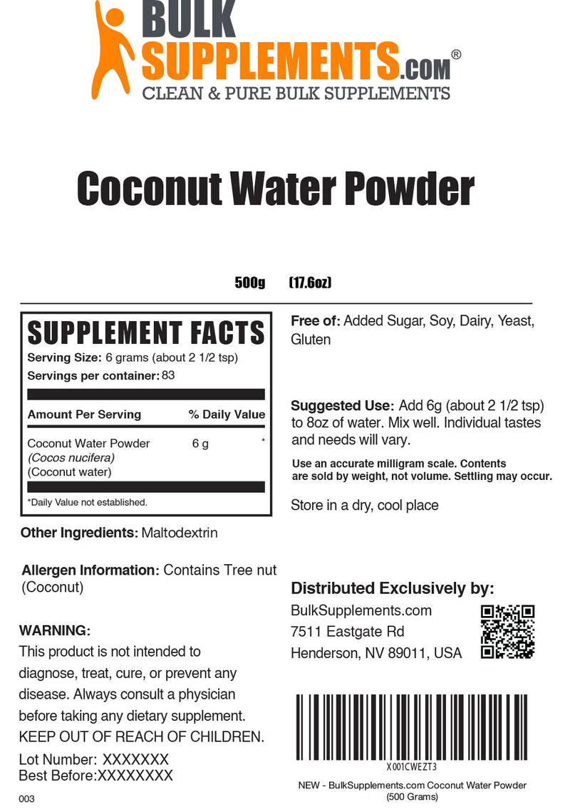 Coconut Water Powder | Coconut Water Health Benefits