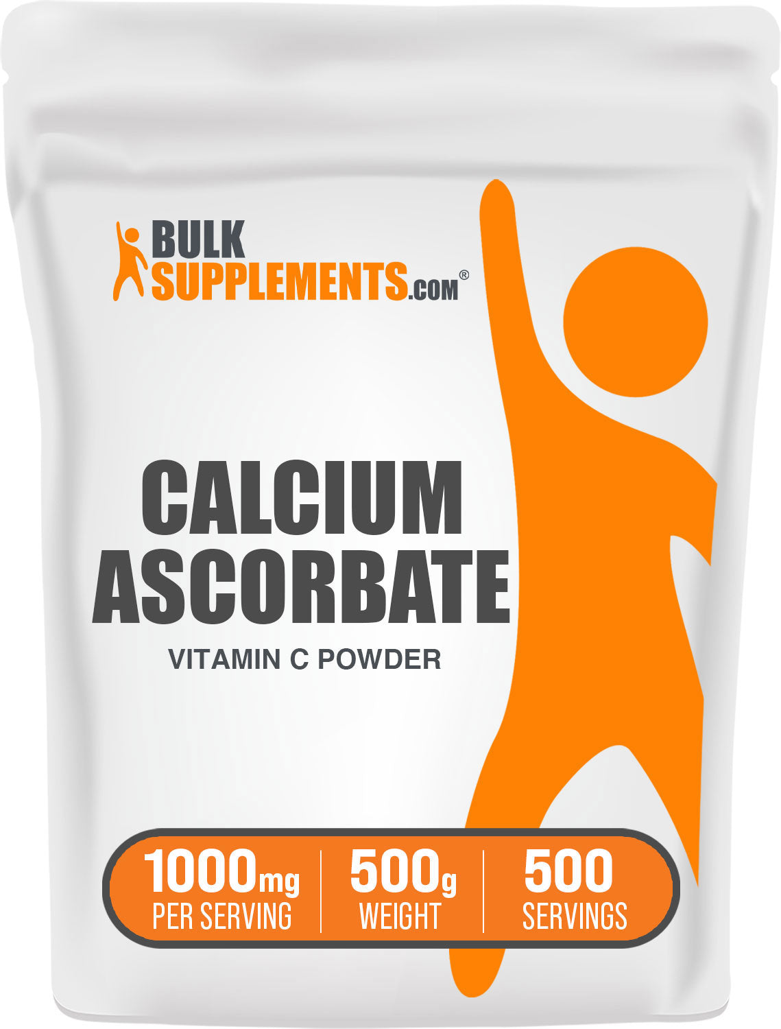 BulkSupplements.com Calcium Ascorbate 500g Bag