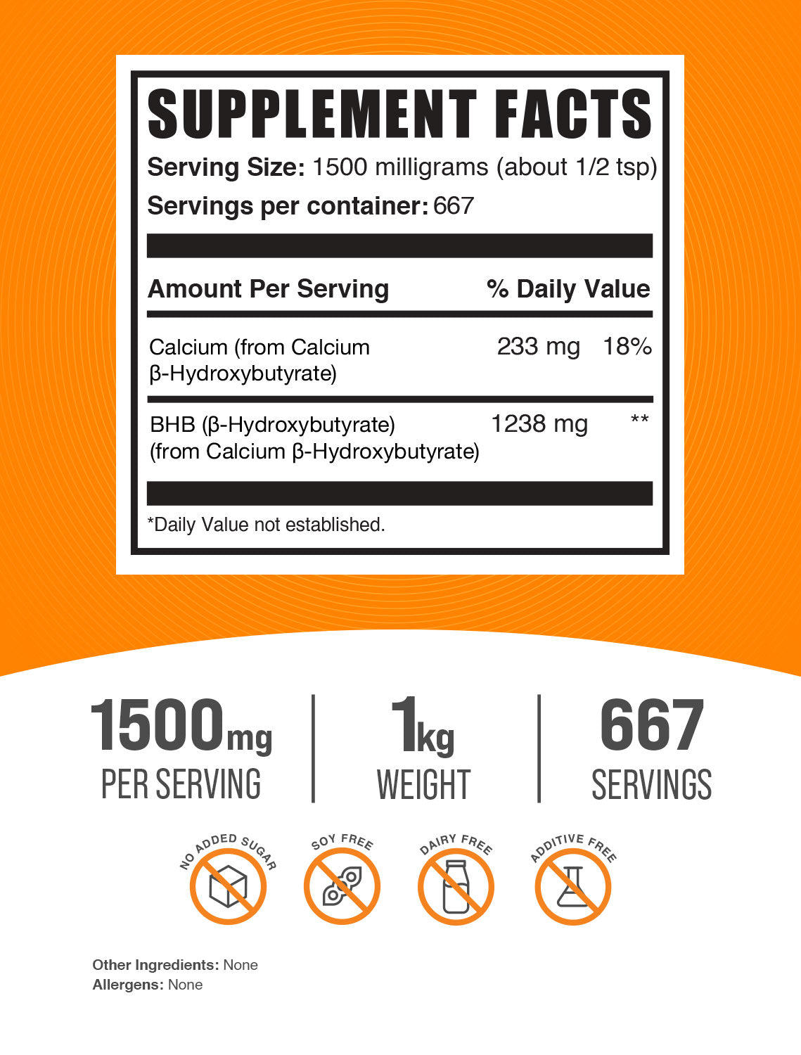 Calcium BHB 1kg label 