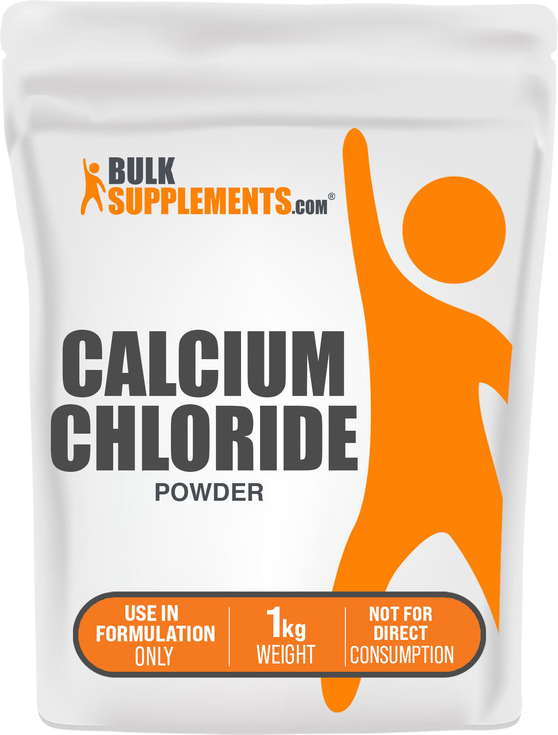 BulkSupplements.com Calcium Chloride 1KG Bag