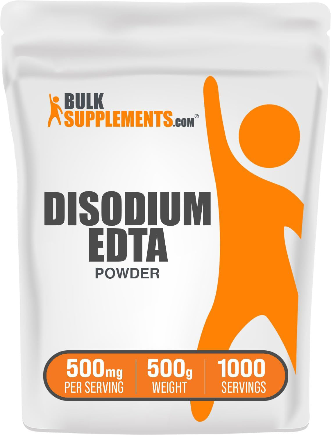 BulkSupplements Disodium EDTA Powder 500g bag