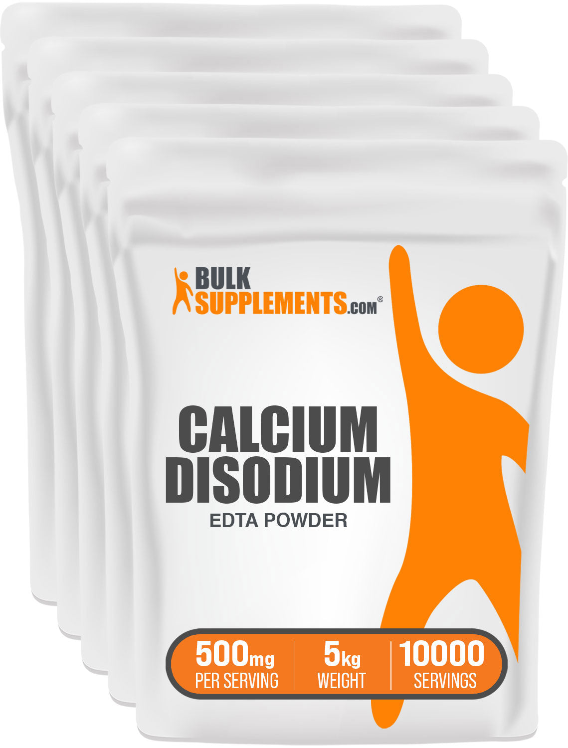 BulkSupplements Calcium Disodium EDTA Powder 5 Kilograms set of 5 bags