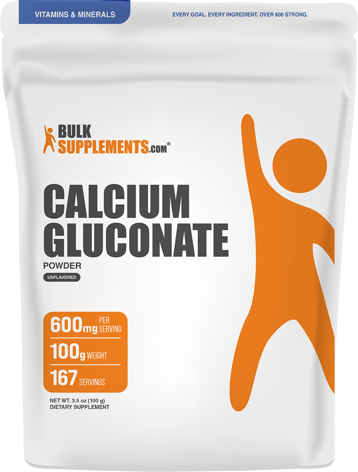 Calcium Gluconate Powder 100g Main Image